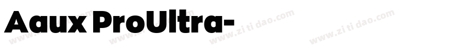 Aaux ProUltra字体转换